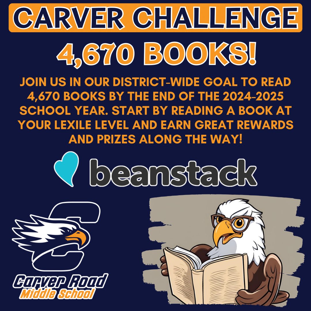 CarverRoadMS's tweet photo. This starts NEXT week! #gscsreads #camsreads @zoobeanreads https://t.co/LSTPbvqvK5