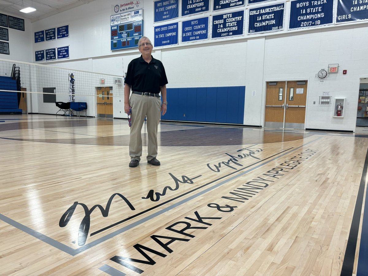 Kansas 🏀Coaching Legend is on the road to 800 wins. Mark Applegate has captured five state boys basketball titles (1997, 2007, 2008, 2018, 2024) at South Gray with an incredible 793 wins and 230 losses in 42 years, all at SG. Applegate captured the 2024 1A-I title by defeating