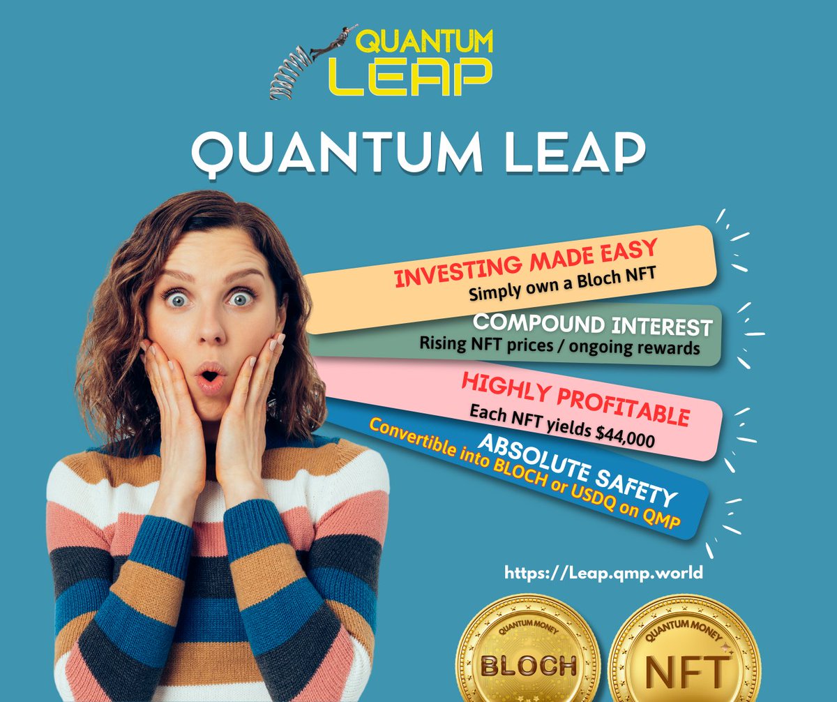 Congratulations to the Smart Investors of Quantum Leap!
We extend our warmest congratulations to all investors who timely secured the BLOCH NFTs valued at $630. Today, each of you has received a reward of $317 per NFT. We deeply appreciate your trust and commitment to our program