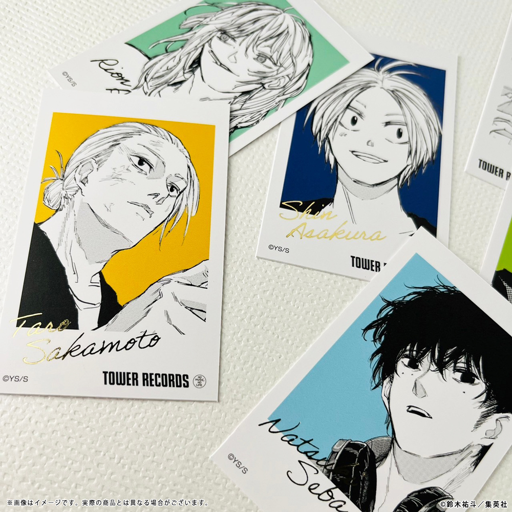 サカモトデイズ タワレコカフェ 缶バ フォトカ トレカ ミニフォト ブロマイド SAKAMOTO DAYS』×TOWER RECORDS CAFE開催決定！｜メディコス