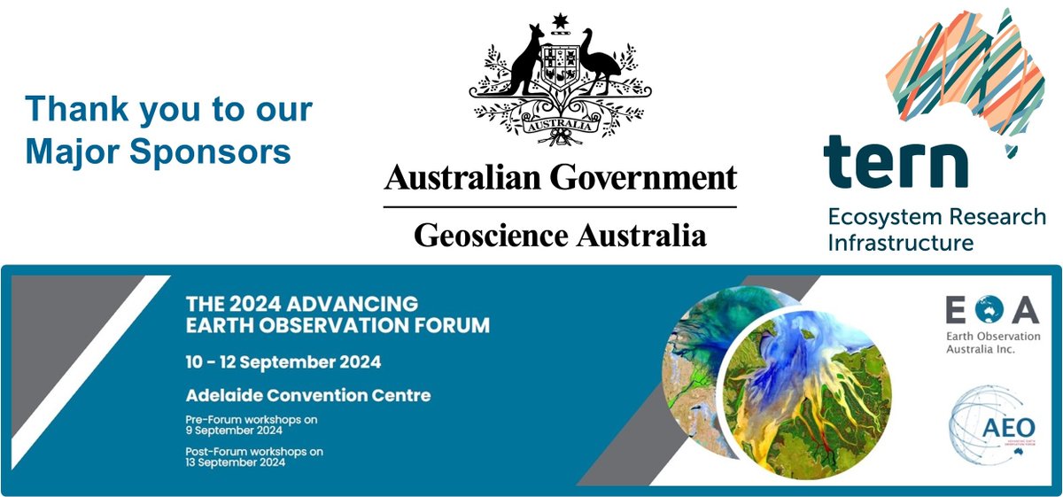 AEO24 is less than 2 weeks away!
We think our program is a great one with a diverse range of applications, technologies, and sectors within the Australian EO community.
Check the program out here 👉bit.ly/3W6hvBY
Register here 👉 bit.ly/3ycg4bK
#eo #aeo24