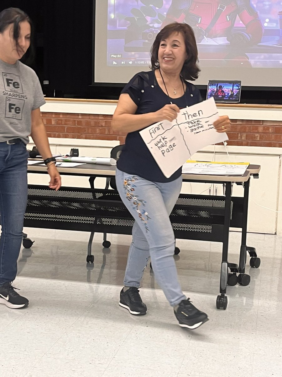EPISDWeallcount's tweet photo. Busy bees 🐝 this week, but finding time to post more CPI participants actively sharing what they have learned! The experiences they humbly and light heartedly share remind the audience of the emotional crisis we are learning to safely de-escalate. @ELPASO_ISD #weallcount https://t.co/JQlZpqCljW
