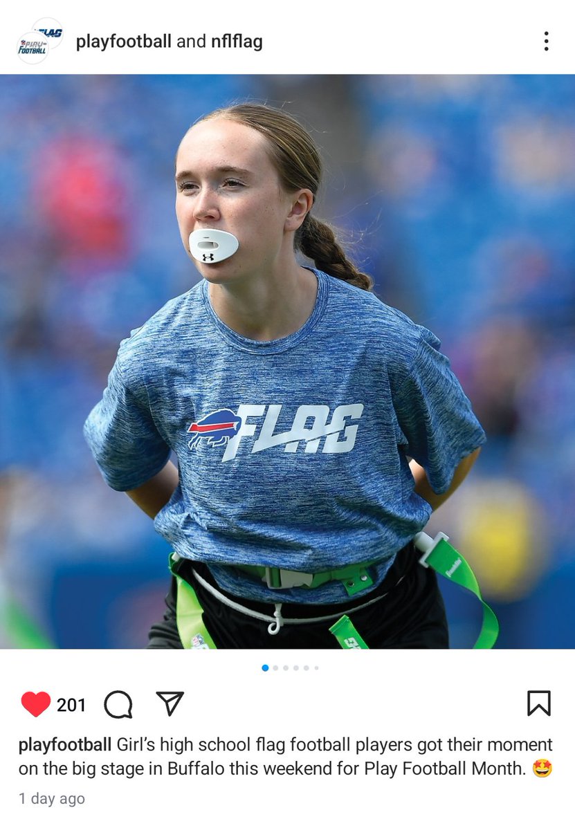 An absolutely amazing post of our own Hayley Bennett from this weekends game in Buffalo! Thank you <a href="/NFLFLAG/">NFL FLAG</a> and <a href="/BuffaloBills/">Buffalo Bills</a> for the continued support of female athletics! <a href="/sectionvflagfb/">Section V Flag Football</a> <a href="/GreeceOlympia/">Olympia Spartans</a> <a href="/Oly_Athletics/">Greece Olympia Athletics</a> <a href="/loray_gcsd_ap/">Loray_Greece Olympia_AP</a>