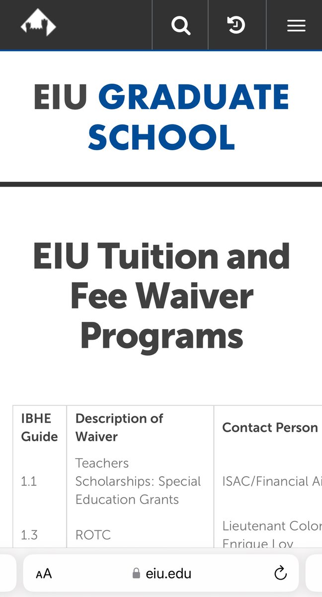 dafemlions's tweet image. Eastern Illinois university application fee waiver 

eiu.edu/graduate/prosp…
