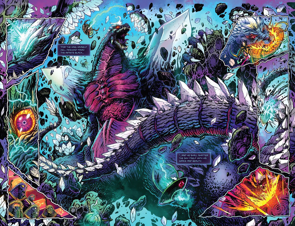 Based_SpaceGoji's tweet photo. This panel of Spacegodzilla is probably the most beautiful thing I’ve ever seen. https://t.co/hWNu8qHKsf