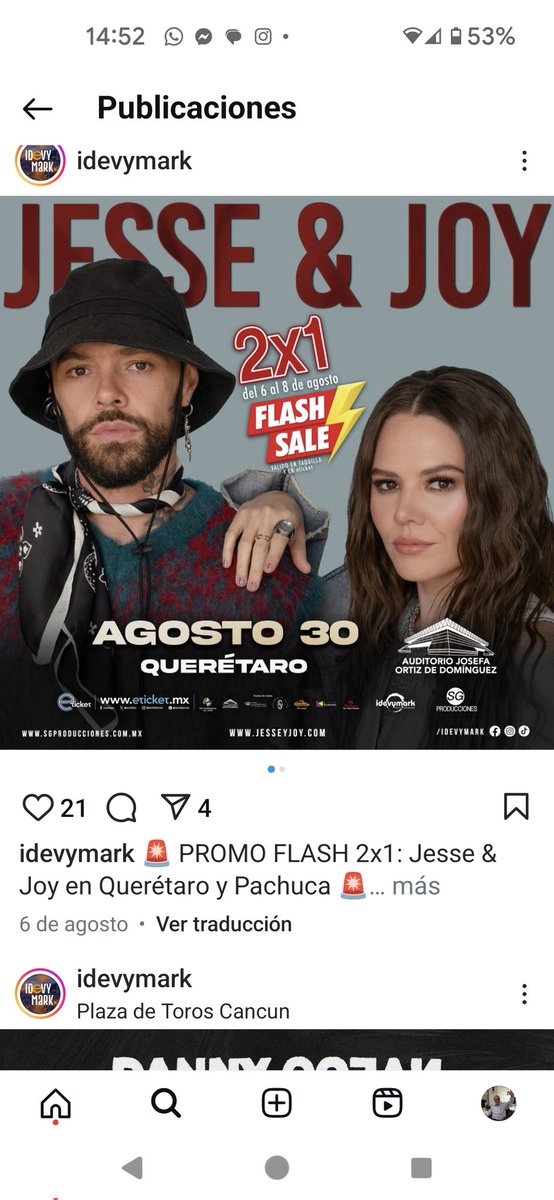 Jesse y Joy continúan con se exitosa gira. El viernes estarán en Querétaro en el Auditorio Josefa Ortiz de Domínguez, dónde estrenarán en vivo el tema que grabaron con la Banda MS