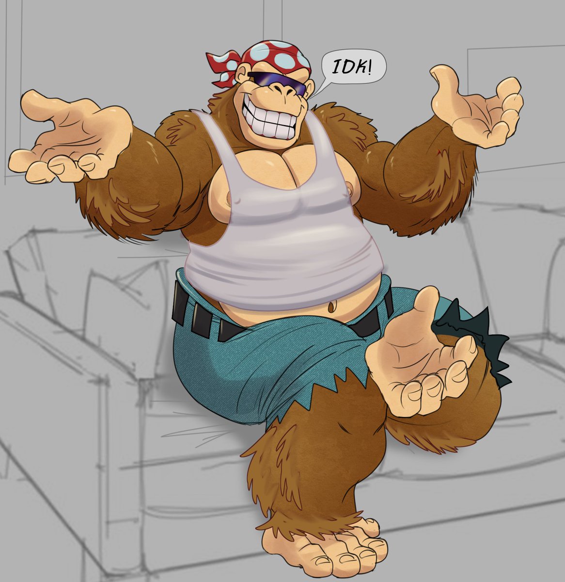 bruh i thought idk meant 'its donkey kong'