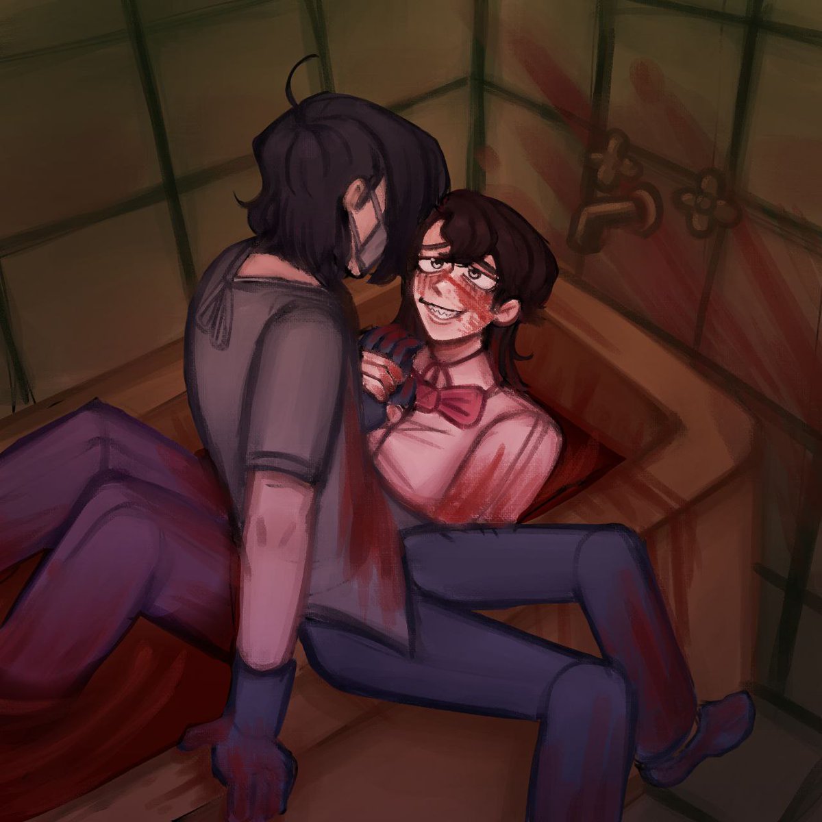 ‼️TW BLOOD‼️
Long time no see?
Redraw of my old work that I once posted here
.
.
.
.
.
#Spookymonthkevin
#spookymonthstreber #spookymonthfanart #spookymonth