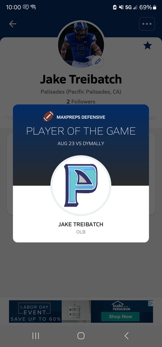 JTreibatch's tweet photo. Week 0 in the books. Ready for a big City Matchup tomorrow. 
@Tarek_Fattal @CoachDrew18 @palipostsports @CoachSmithPali @latsondheimer https://t.co/p2L75z4mRW