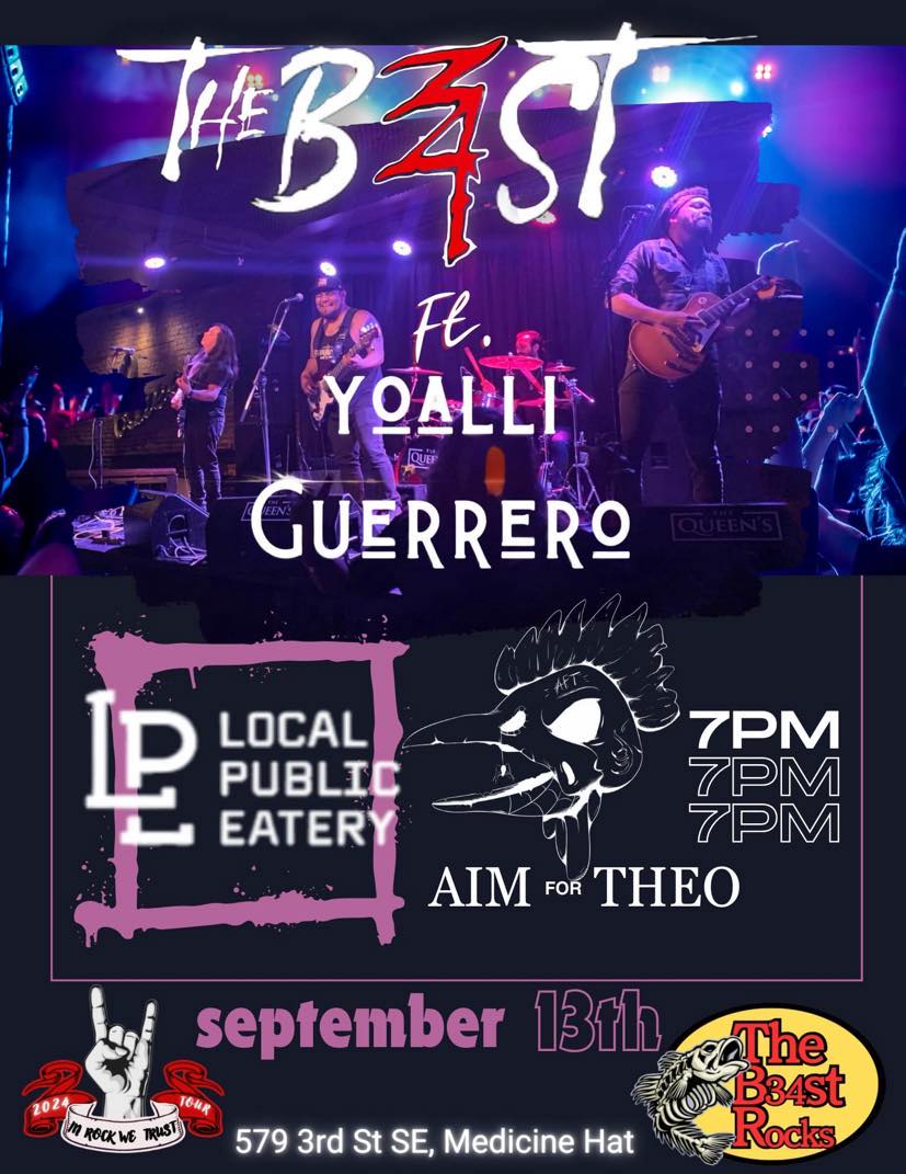 We're back. Opening for the amazing band: The Beast!