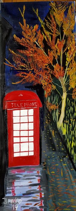 SvensenJan's tweet photo. Art of the Day: "Rain in London". Buy at: https://t.co/Tt6XCPEav5 https://t.co/XO1icUoEIr