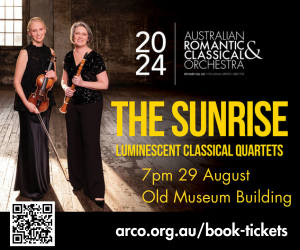 Tonight in #brisbane! Hear the brilliant
<a href="/AusRomClassOrch/">Australian Romantic & Classical Orchestra</a>
perform sounds from the past &amp; present at this concert that includes my newly commissioned work, Wavelength, for basset clarinet &amp; strings