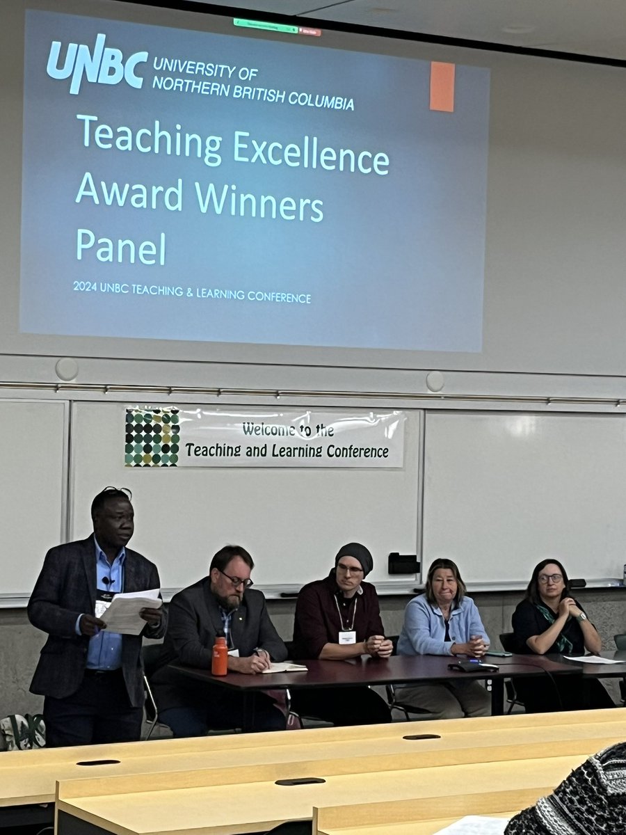 UNBC School of Education (@educationunbc) on Twitter photo #UNBCED Lecturer <a href="/gthielmann/">Glen Thielmann</a> was one of four faculty members on the <a href="/UNBC/">University of Northern British Columbia (UNBC)</a> Teaching Excellence Award Winners Panel, sharing their wisdom and expertise on “good teaching” at the #UNBC Teaching and Learning Conference. #UNBCED Lecturer <a href="/gthielmann/">Glen Thielmann</a> was one of four faculty members on the <a href="/UNBC/">University of Northern British Columbia (UNBC)</a> Teaching Excellence Award Winners Panel, sharing their wisdom and expertise on “good teaching” at the #UNBC Teaching and Learning Conference.