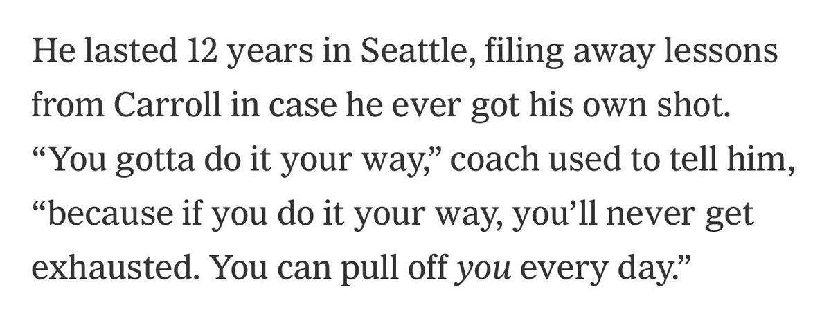 Appreciated the entire article, especially this quote. Great advice for teachers, too.