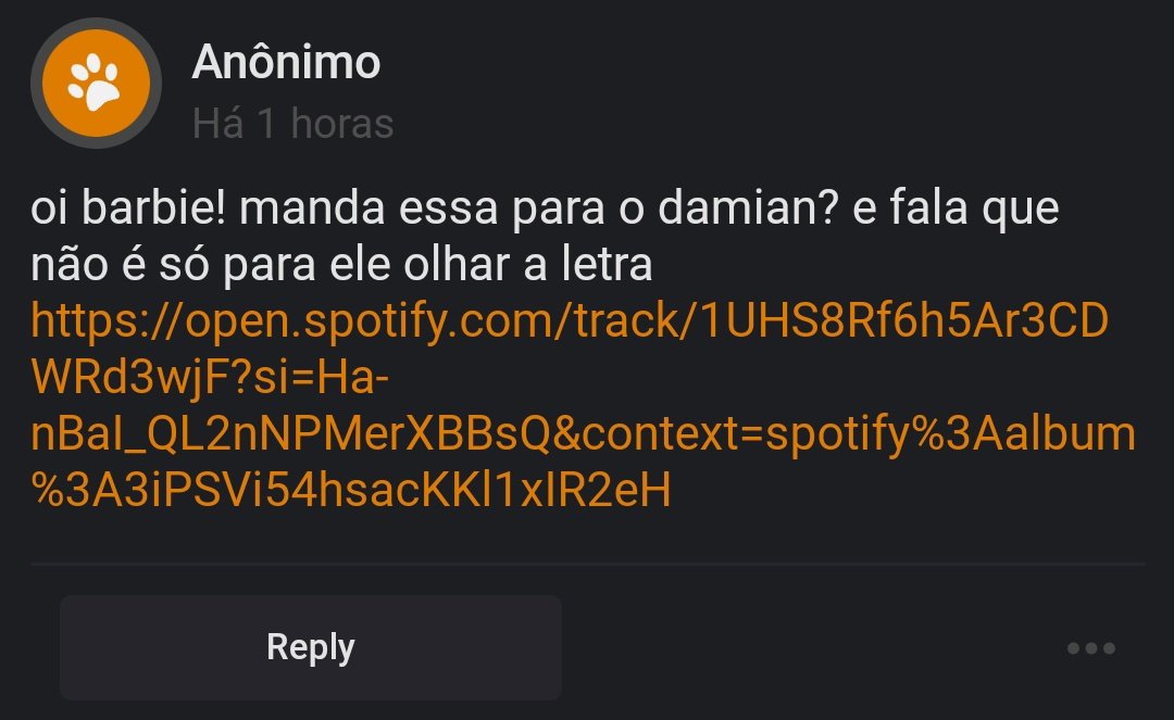 hdcbarbie's tweet photo. Aqui @hdcdamian, uma música e um recado pra você! https://t.co/TrAaDiKBnU