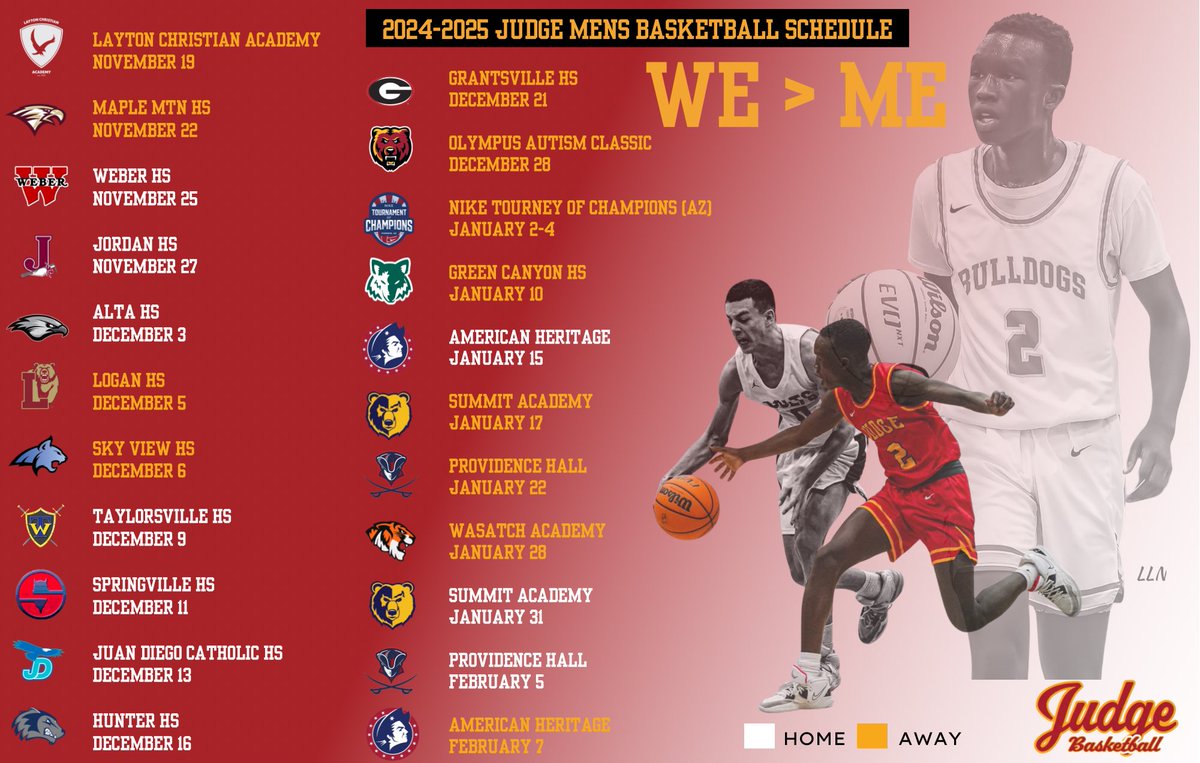 24-25 season coming at us quick. 

Judge Basketball is not playing when it comes to competition! Let’s hoop. 

LLN