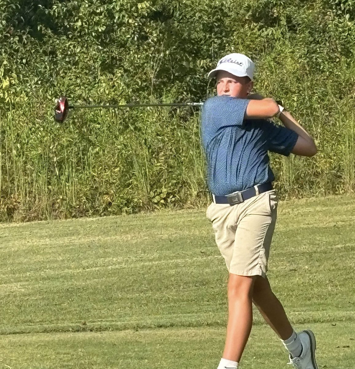 dubvgolf's tweet photo. All smiles in 2 matches today. Boys went 4-0 with Alex Robinson carding a 35 at Bear Trace and Cason Lannom firing a 35 at Flagstone to lead the way.  The girls played well. Going 1-1 on the day. Ainsley Oliver shot 44 to lead the girls team who shot 93. Way to Mustangs!!! https://t.co/smXkYIbLiT