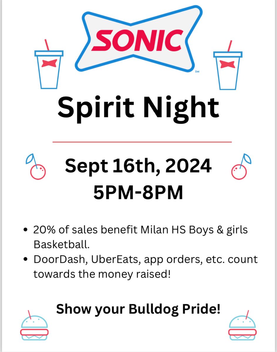 Join us at the Milan Sonic on September 16th.