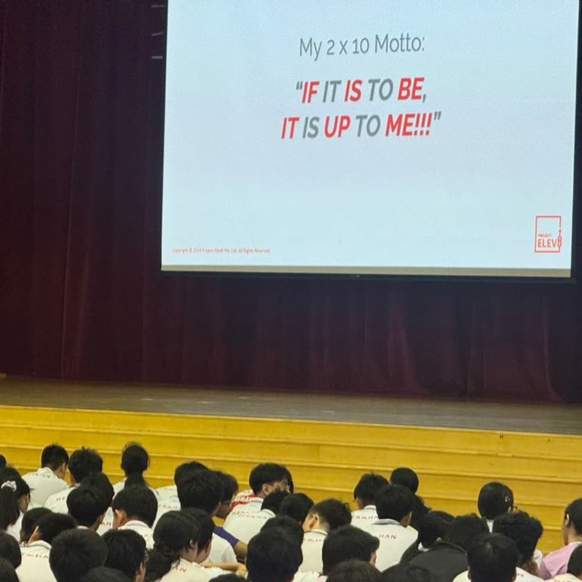 michaelkuan's tweet photo. I had the privilege of speaking at Bukit Merah Secondary School’s assembly, bright and early at 7:40 AM! It was inspiring to see the students so attentive as I shared my life experiences, focusing on the idea that "Attitude is Everything."

#Resilience #resiliencecoach https://t.co/yhh2F6qG2d