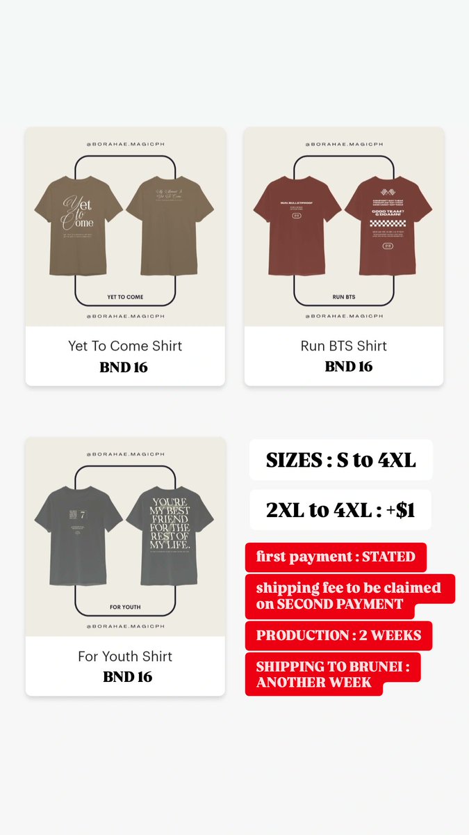 nanaborahae's tweet photo. BRUNEI GROUP ORDER 
CLOSE : 31 AUGUST 2024
DM NANA https://t.co/OOe23DJyBW