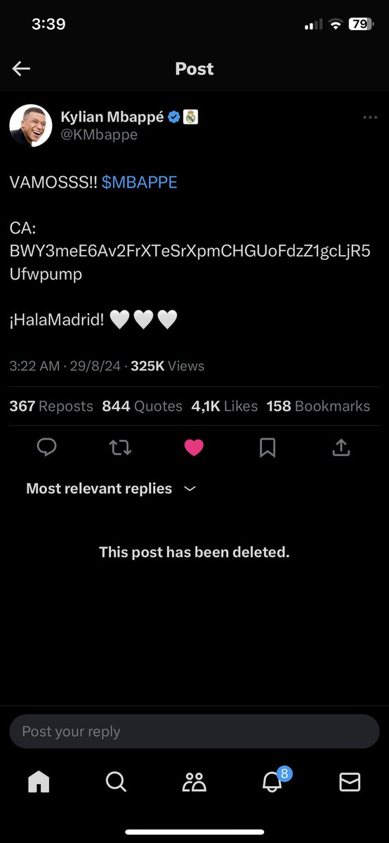 UTDEnea's tweet photo. Mbappe got hacked hahaha https://t.co/LZiDlQsXZE