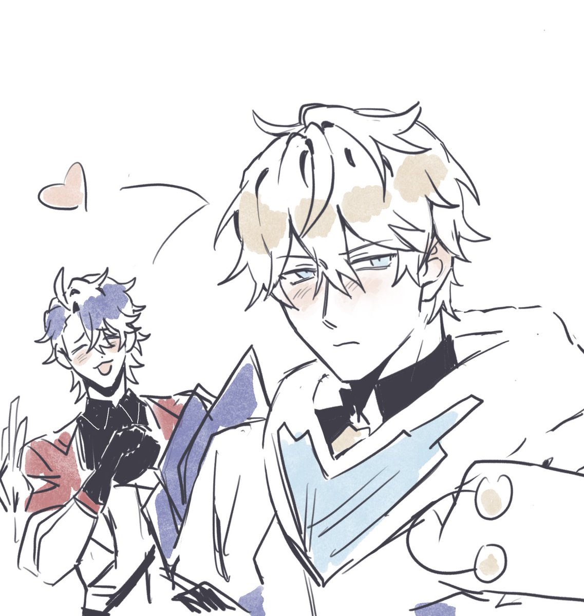 lycheecatside's tweet image. It’s been a while since I’ve drawn these two…
#sampard