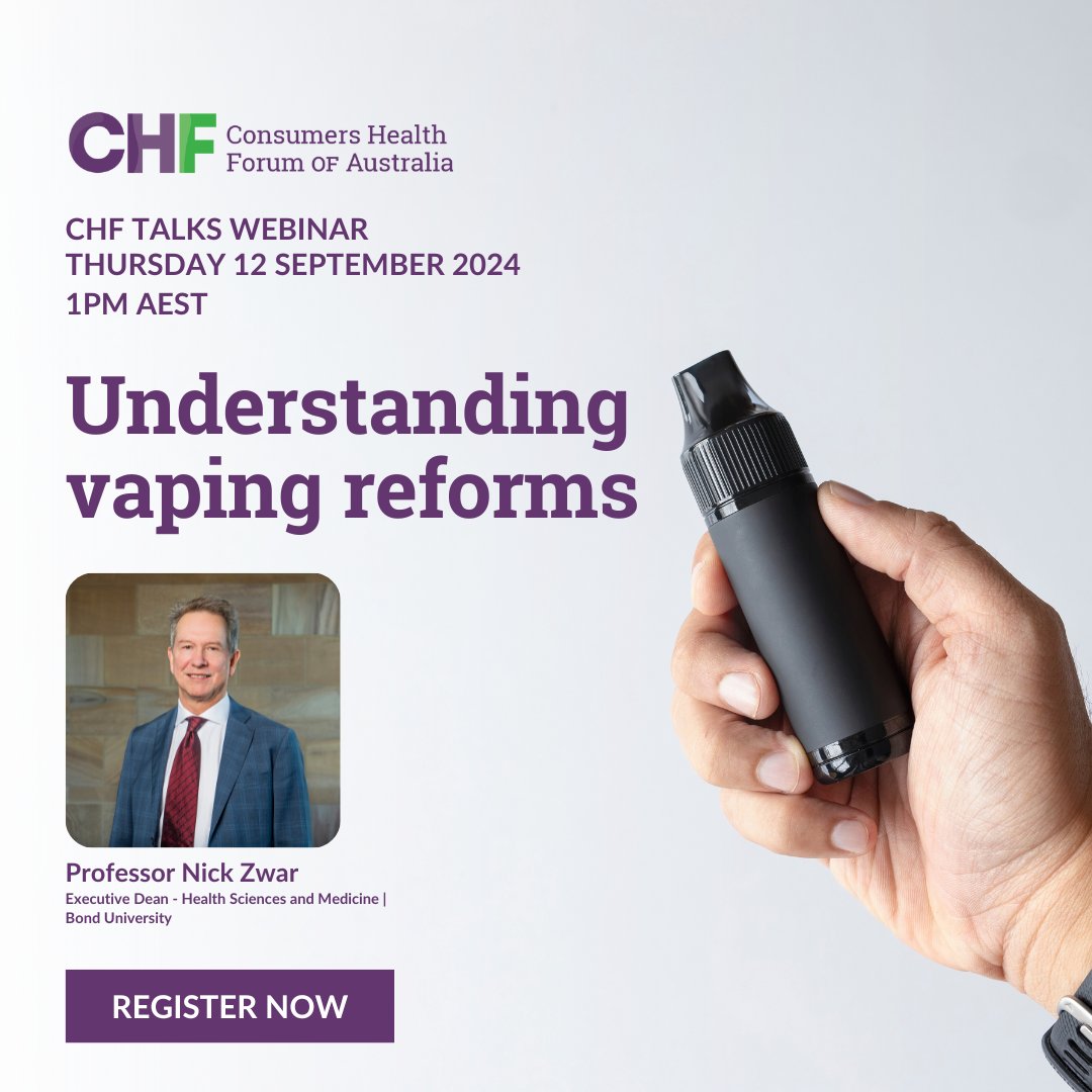 CHFofAustralia's tweet photo. Professor Nick Zwar joins #CHFTalks Webinar to share his experiences in medicine as a general practitioner and as a primary healthcare teacher and researcher. Currently, Nick is the Executive Dean at @BondUniversity - register today to hear his insights https://t.co/I7xVtqZOM0 https://t.co/jgv2JxZ0PM