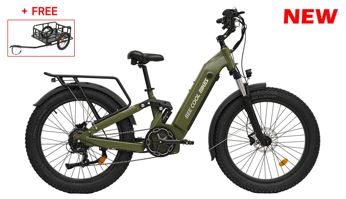 BeecoolBikes's tweet photo. 🔥BeeCool New Arrivals | Bee Ranger Max
The 1000-watt powerful motor and solid frame make it unmatched by any other #ebike in its class.
https://t.co/eCZLSk5BiH
#beecoolbikes #beecool #beerangermax #beeranger #beeebike #bee #beecoolspecialoffer #RangerEbike #Ridemoresavemore https://t.co/wIG1QLKjwP