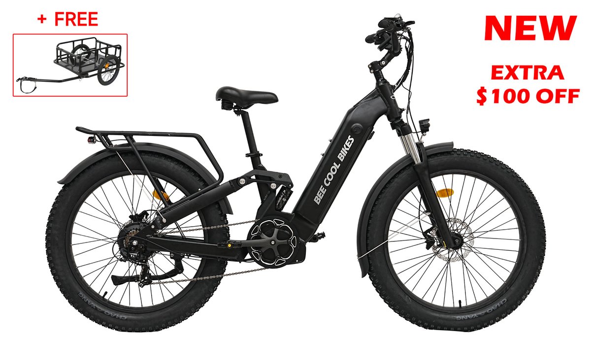 BeecoolBikes's tweet photo. 🔥BeeCool New Arrivals | Bee Ranger Max
The 1000-watt powerful motor and solid frame make it unmatched by any other #ebike in its class.
https://t.co/eCZLSk5BiH
#beecoolbikes #beecool #beerangermax #beeranger #beeebike #bee #beecoolspecialoffer #RangerEbike #Ridemoresavemore https://t.co/wIG1QLKjwP
