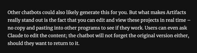 Claude AI&rsquo;s Artifacts feature goes free for all users https://t.co/rOVTz9ttUv https://t.co/XiEqiprtU