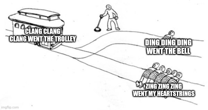 bitchvibrations's tweet photo. I solved the trolley problem https://t.co/bNWh5pPEna