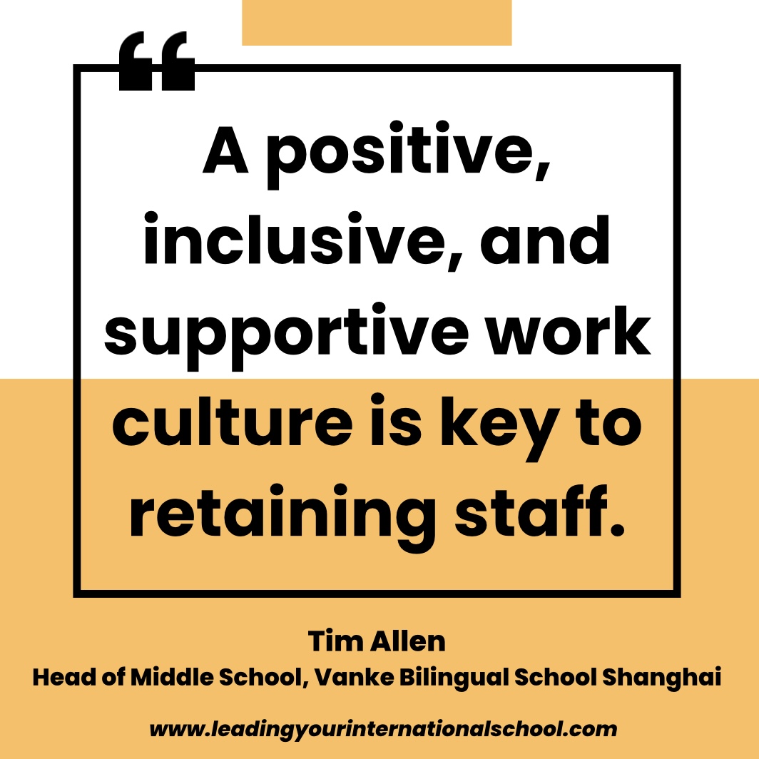 Thank you Tim Allen, Ph.D. for today's Leading Your International School thought piece. 

#leadership #culture #inclusivity #lyis