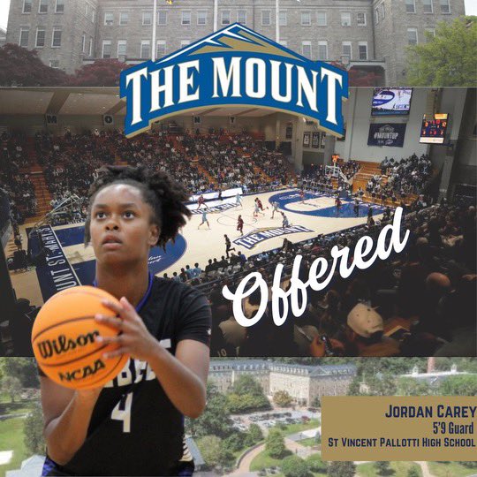 Jordan Carey (@jordancareyy_) on Twitter photo Blessed to receive an offer from <a href="/Mount_WBB/">Mount Women's Basketball</a> thank you Coach White and Coach Danni for believing in me. Blessed to receive an offer from <a href="/Mount_WBB/">Mount Women's Basketball</a> thank you Coach White and Coach Danni for believing in me.
