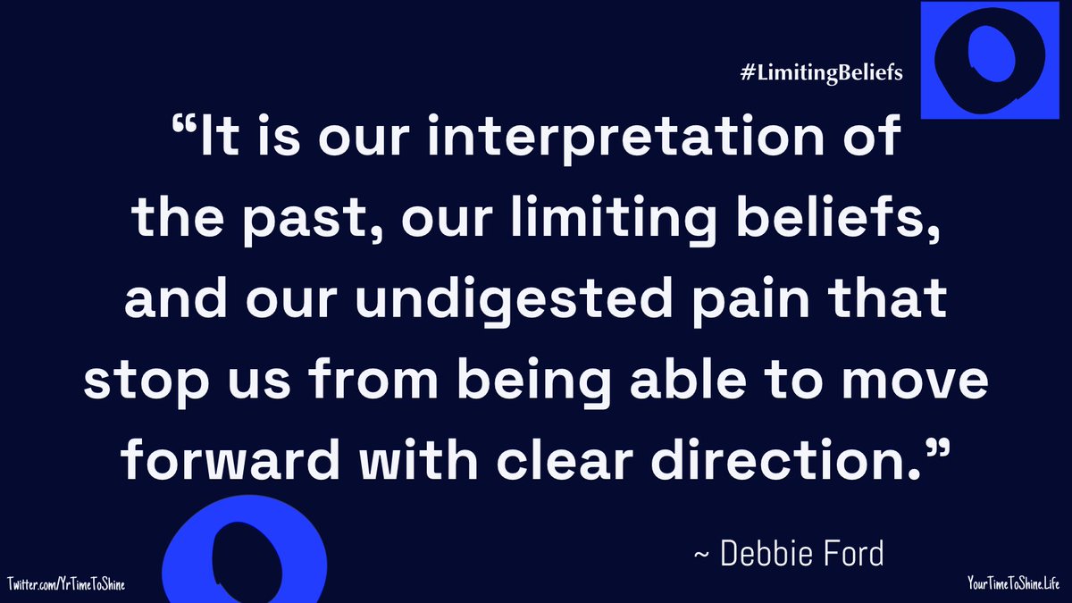YrTimeToShine's tweet image. How do your limiting beliefs stop you from moving forward in life? This week’s Coaching Theme: LIMITING BELIEFS. #PowerOfThoughts
#LimitingBeliefs #BelieveInYourself #PositiveMindset #ExpandYourMind ❤️