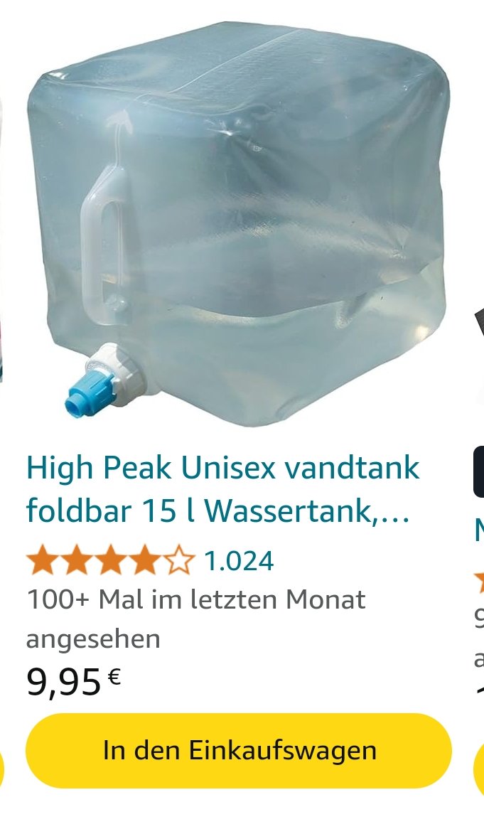 Unisex foldable water tank. Woke has gone too far 😤