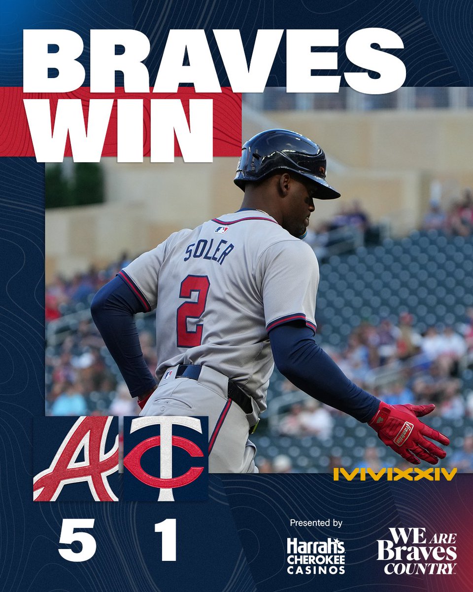 Braves's tweet photo. Break out the brooms! 🧹

#BravesCountry https://t.co/V1IEDYLTey