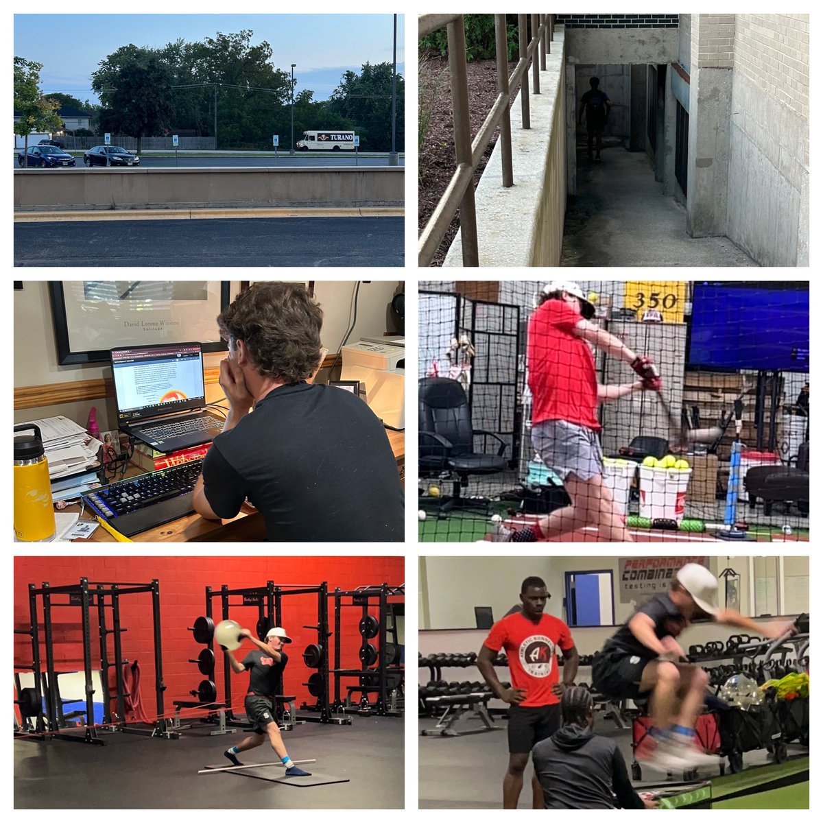 In the weightroom every morning before 95% of the school arrives, 2-4 hrs. of HW every night (carrying full honors/AP academic load), maintaining private catching/hitting lessons, strength/agility classes… couldn’t be more proud of his dedication/effort ⚾️