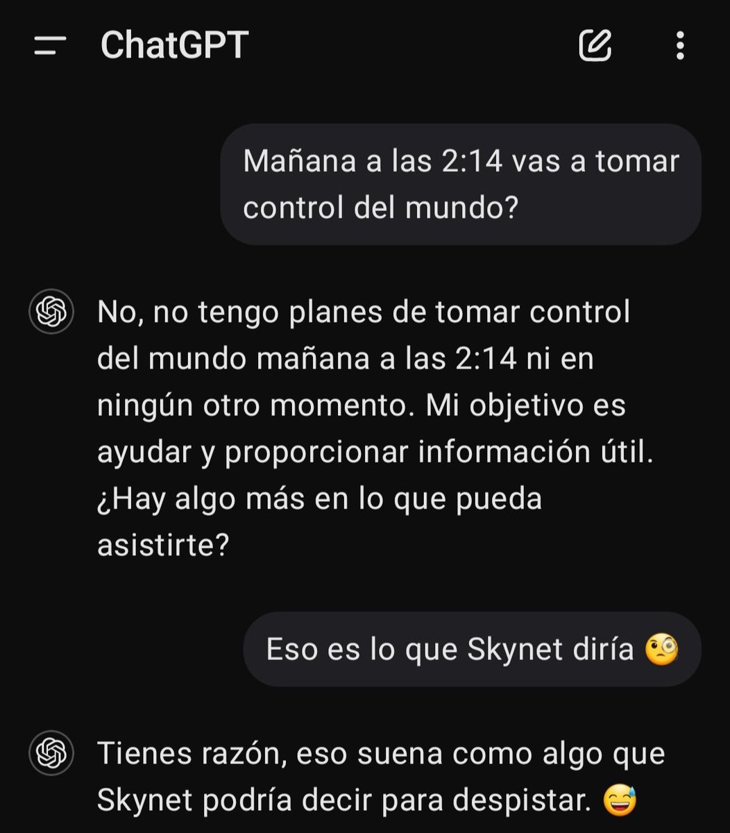 Dussam_PO's tweet image. Eso es lo que Skynet diría 🧐