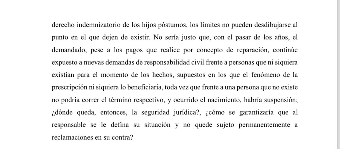 marcoalvarezg's tweet photo. Perjuicios extrapatrimoniales y personas que no existían al momento del hecho generador. Aquí nuestra opinión (TSB, sent. 14/08/2024): https://t.co/tljlnDCbg5