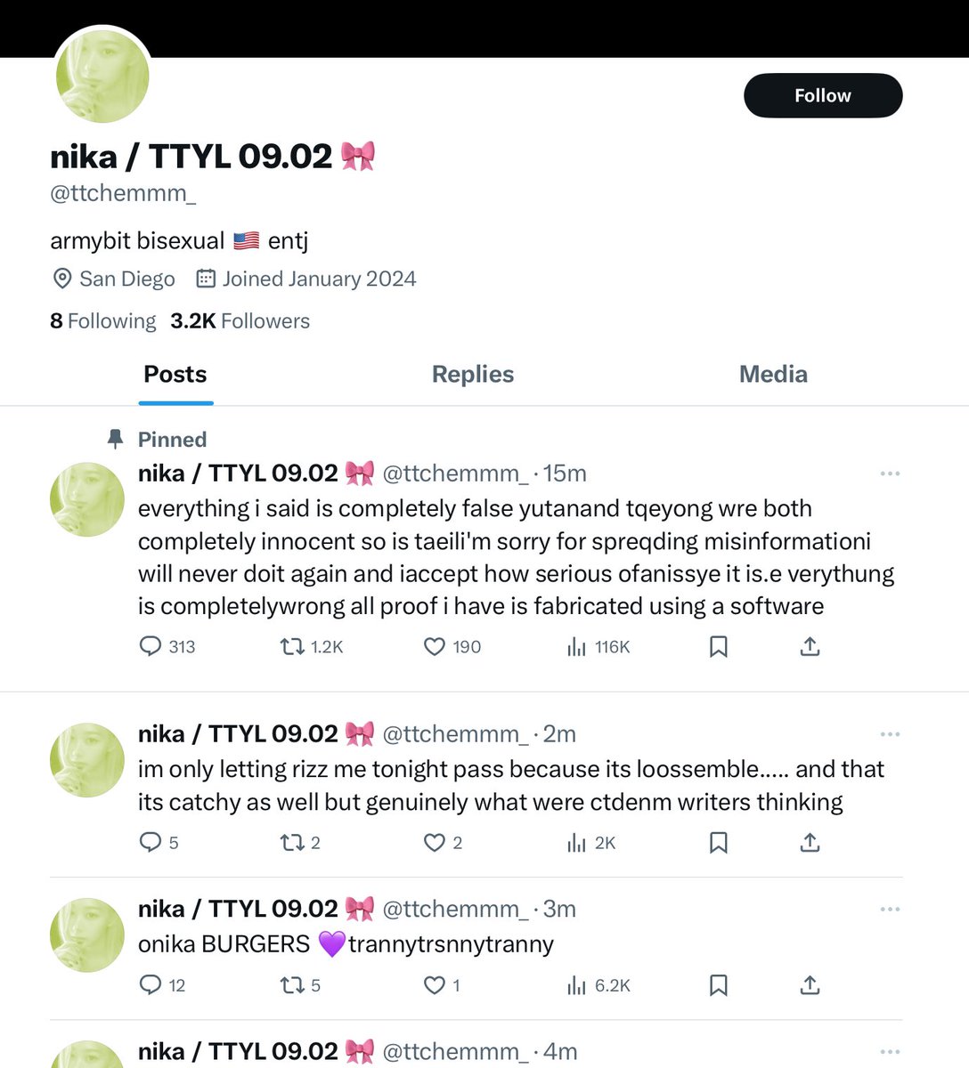 thelongflight's tweet photo. This account pretended to be a victim of taeil and falsified korean tweets.

They defamed taeyong and yuta and accused them of criminal activity. 

They then waited for those accusations to go viral before admitting to being a troll account. https://t.co/7zWjbviGeY