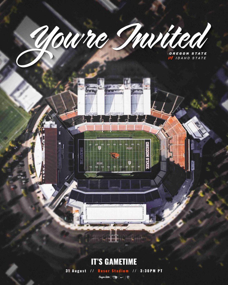 Thank you <a href="/BeaverFootball/">Oregon State Football</a> for the Invite!