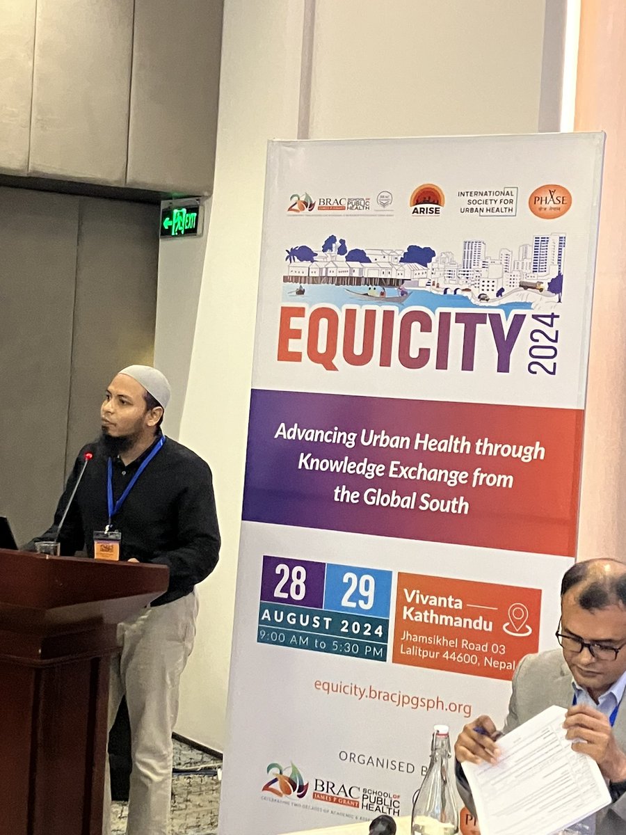 sallytheobald's tweet photo. Next up at #equicity2024 @BRACJPGSPH @ARISEHub @bijoumuhammad on using #CBPR & social accountability tools 4 community led, sustainable & embedded #WASH & infrastructure interventions #collaboration #empowerment #sharedaccountability #strengtheninginclusion #trust #genderequity https://t.co/Q7JUJxiqAB