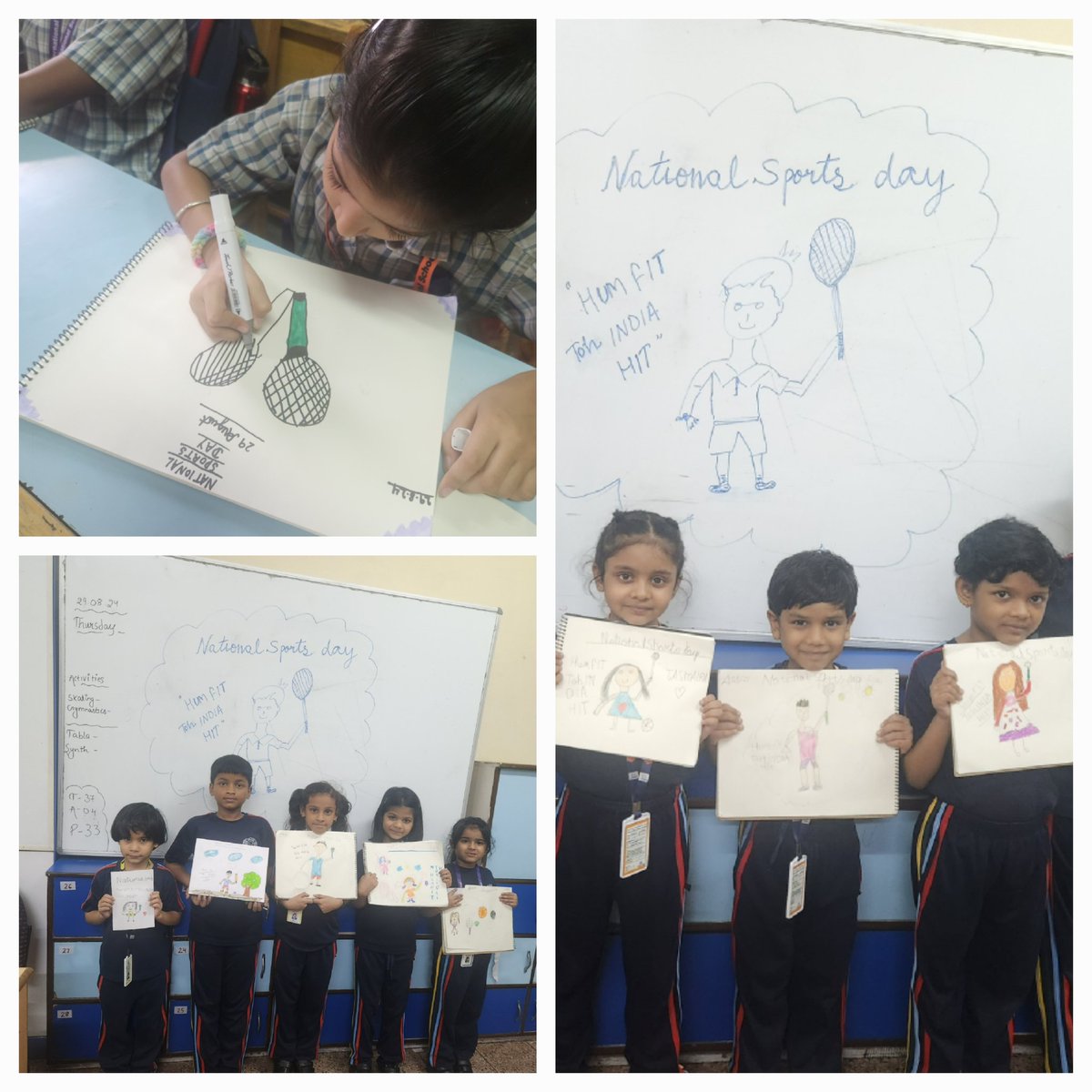 sangeeta sahni (@sagsahni) on Twitter photo Celebrated National Sports Day with a creative poster-making activity for our Foundation Stage students at Ahlcon International School on the theme: Building a Sports Culture <a href="/y_sanjay/">Sanjay Yadav</a> <a href="/pntduggal/">PUNEET DUGGAL</a> <a href="/ShandilyaPooja/">Pooja Shandilya</a> <a href="/ashokkp/">Ashok Pandey</a> <a href="/sdg4all/">AhlconIntl4SDGs</a> Celebrated National Sports Day with a creative poster-making activity for our Foundation Stage students at Ahlcon International School on the theme: Building a Sports Culture <a href="/y_sanjay/">Sanjay Yadav</a> <a href="/pntduggal/">PUNEET DUGGAL</a> <a href="/ShandilyaPooja/">Pooja Shandilya</a> <a href="/ashokkp/">Ashok Pandey</a> <a href="/sdg4all/">AhlconIntl4SDGs</a>