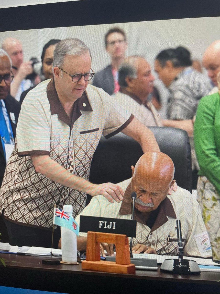 Last one was in Rarotonga last year. Do you need another massage PM Rabuka? Malo aupito