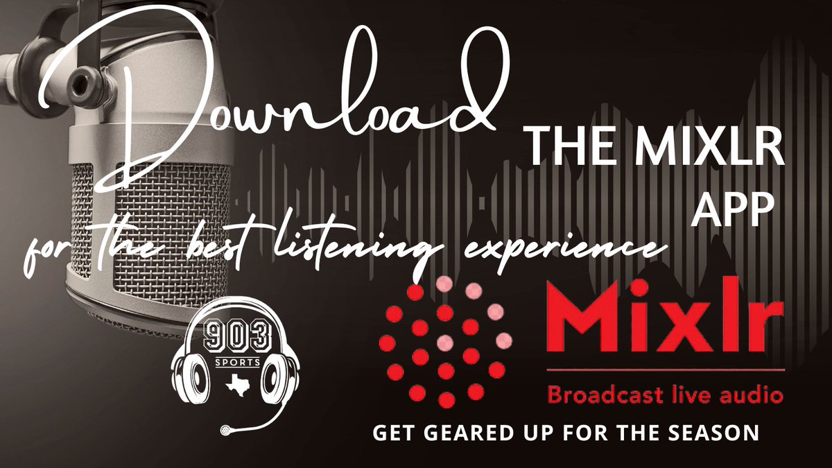 For the best listening experience, get geared up by downloading the Mixlr app and tune in to 903sports!!