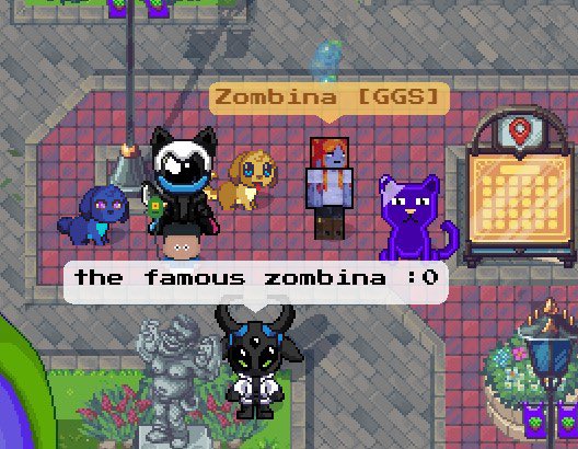 lelekravitz__'s tweet image. I met @zombinaaaaa in @pixels_online / #pixelscommunity 

We need more zombie skins 🧟