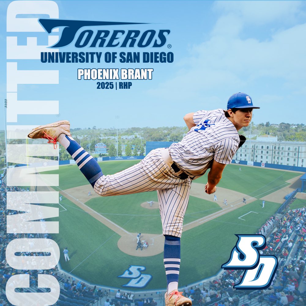Phoenix Brant (@phx_brant) on Twitter photo I’m stoked to announce my commitment to further my athletic and academic career at USD! Thanks to my family, <a href="/CoachUngricht/">Brock Ungricht</a>, <a href="/MattFlorer/">Matt Florer</a>, <a href="/MitchHolland10/">Mitch Holland</a>, <a href="/MillerGrady8/">Grady Miller</a>, and the guys at <a href="/UnionBsbSystems/">UnionBaseballSystems</a> for all of their support! Roll Toreros 🤙 I’m stoked to announce my commitment to further my athletic and academic career at USD! Thanks to my family, <a href="/CoachUngricht/">Brock Ungricht</a>, <a href="/MattFlorer/">Matt Florer</a>, <a href="/MitchHolland10/">Mitch Holland</a>, <a href="/MillerGrady8/">Grady Miller</a>, and the guys at <a href="/UnionBsbSystems/">UnionBaseballSystems</a> for all of their support! Roll Toreros 🤙