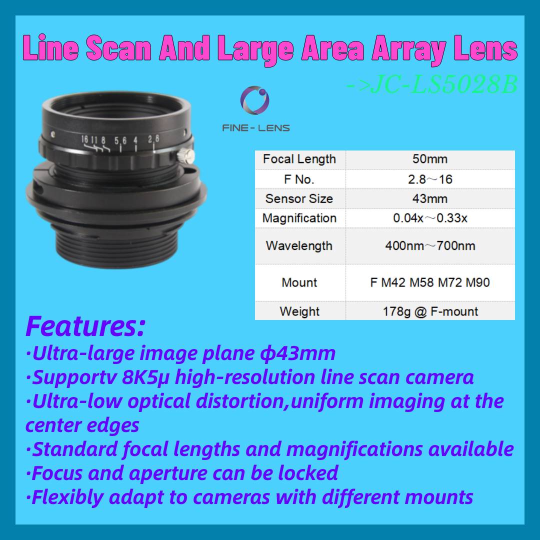 fine_lens5739's tweet photo. 📷Line scan lens series->JC-LS5028B
😎Customize design is available for us.
🤩High cost performance, short lead time for it has stock normally.
😘Warm welcome to contact👉finelensess@gmail..com
#industriallens #machinevision #linescanlens #finelens #fixedlens https://t.co/tnaeDjUnp4