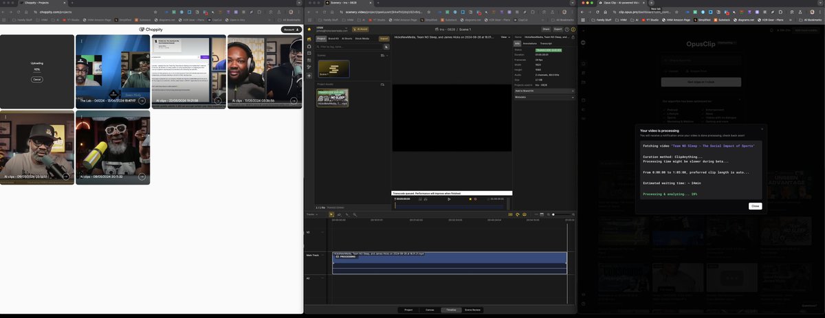 head to head to head video editing
Choppity vs @Sc...