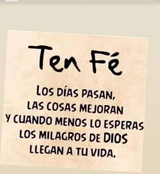 qriswell's tweet photo. Ten fe, persevera y confía... https://t.co/tPo7Cyt1UU
